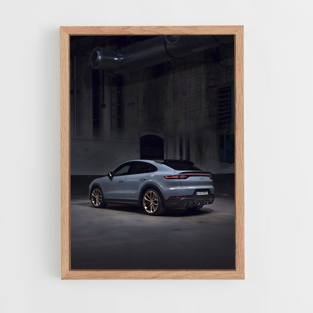 Poster Turbo Cayenne – affiche Porsche (vue 4)